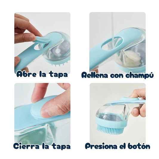 Cepillo de Baño con Champú