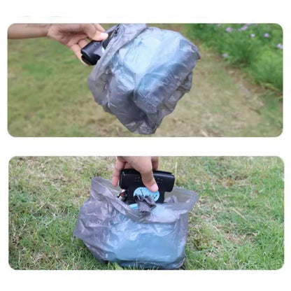 Recogedor portátil + 6 rollos de bolsas de regalo